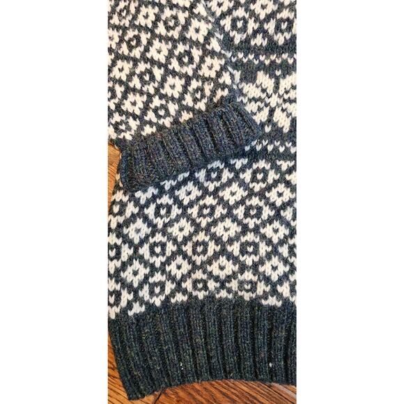Vintage Edward Bryan Fair Isle Wool Knit Pullover Sweater Men Sz L Multi Grandpa - Picture 5 of 6